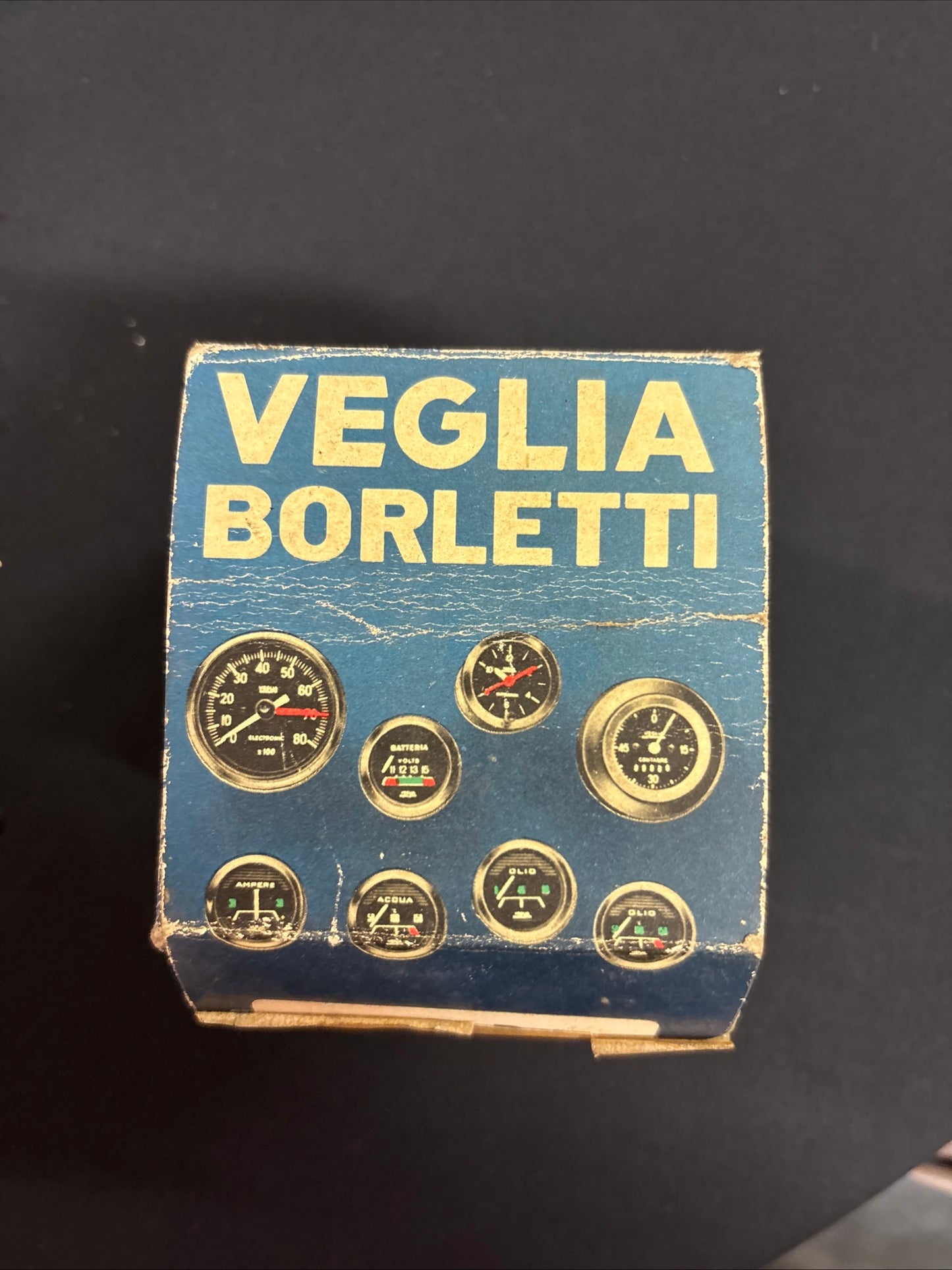 Strumento Manometro Olio Originale Veglia Borletti Nuovo