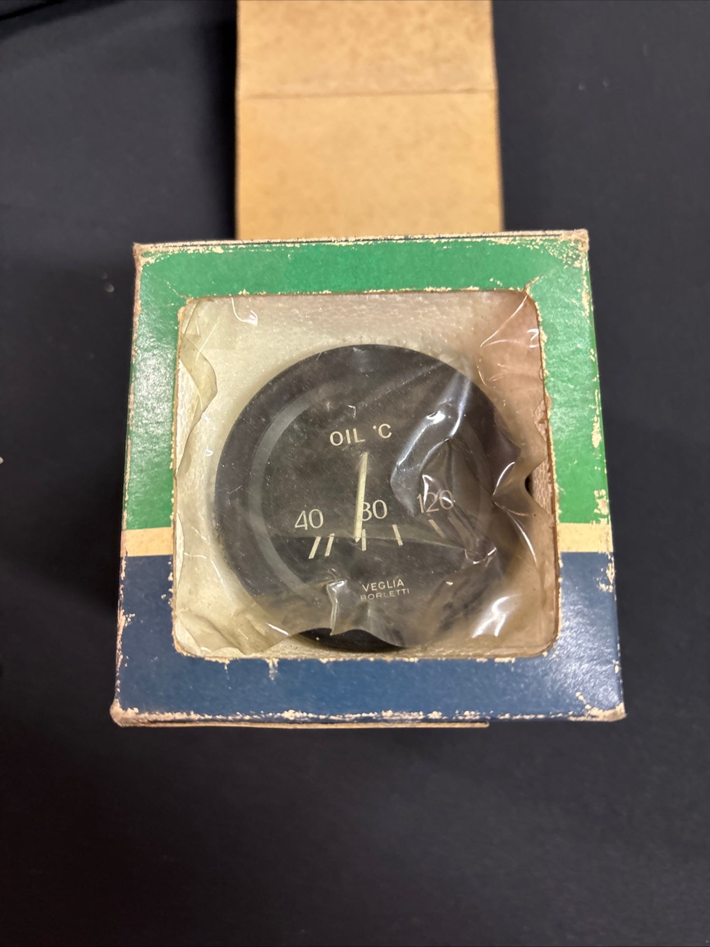 Strumento Manometro Olio Originale Veglia Borletti Nuovo