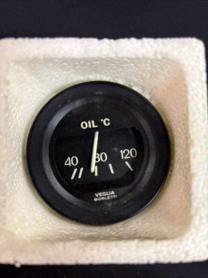 Strumento Manometro Olio Originale Veglia Borletti Nuovo